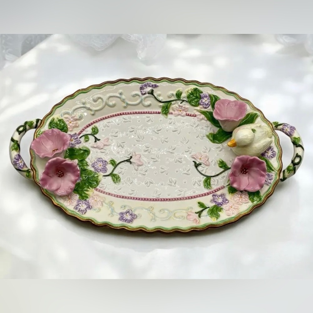 Vintage Avon China Springtime Platter